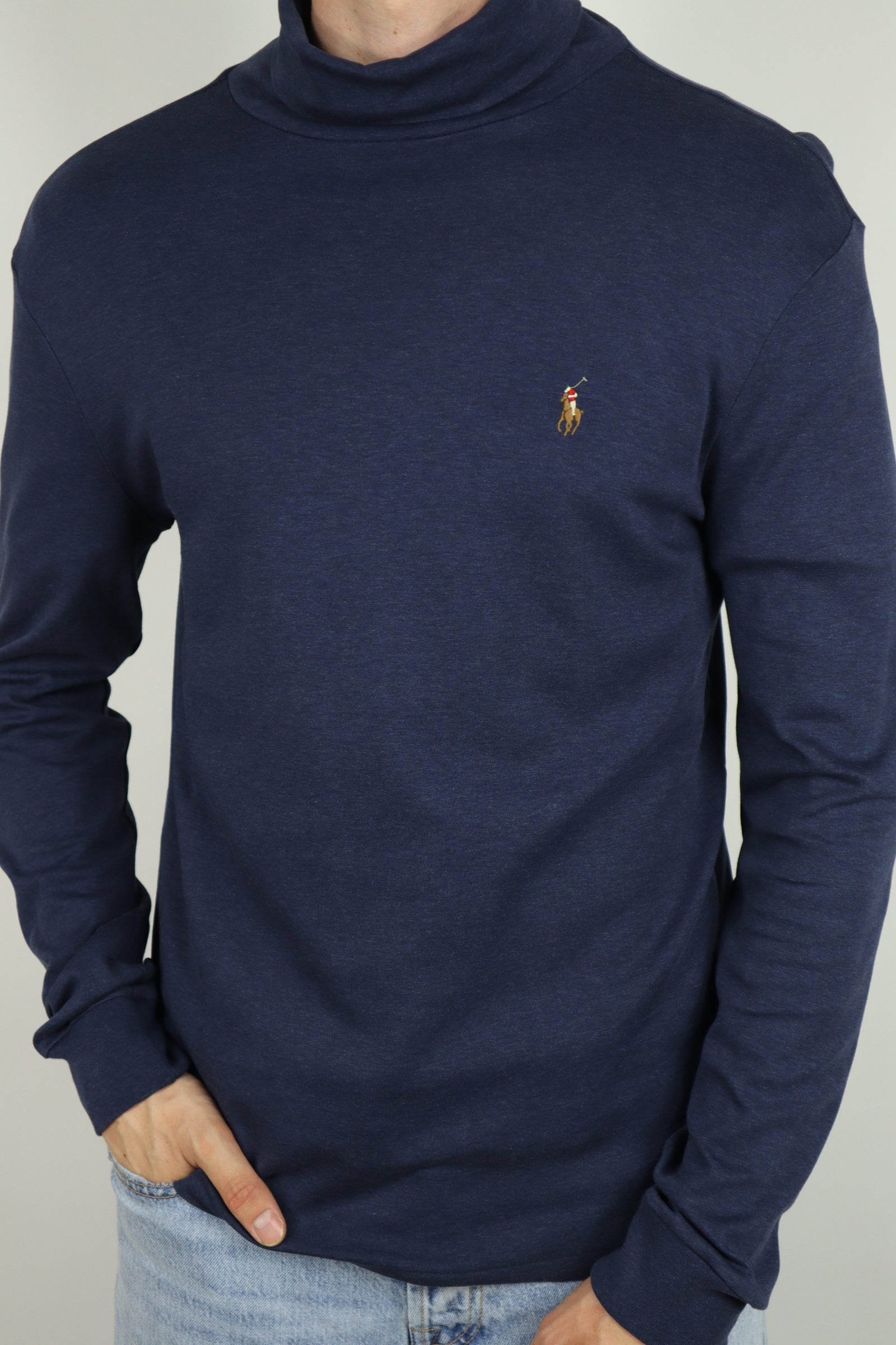 Ralph Lauren longsleeve met col - M