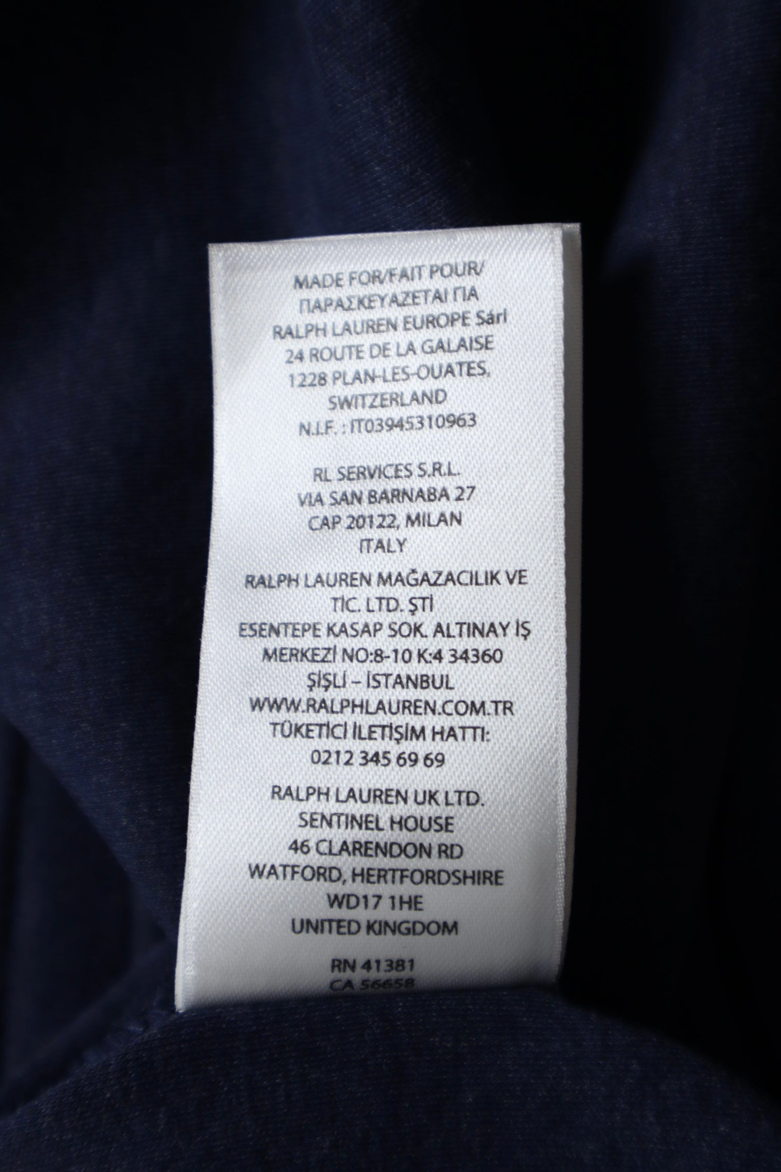 Ralph Lauren longsleeve met col - M