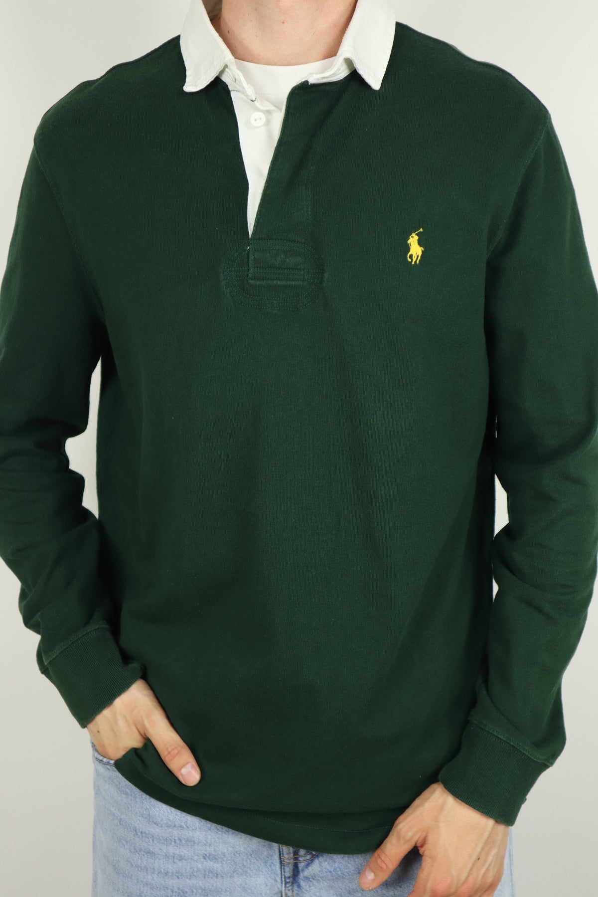 Ralph Lauren (rugby) polo shirt met lange mouw - M