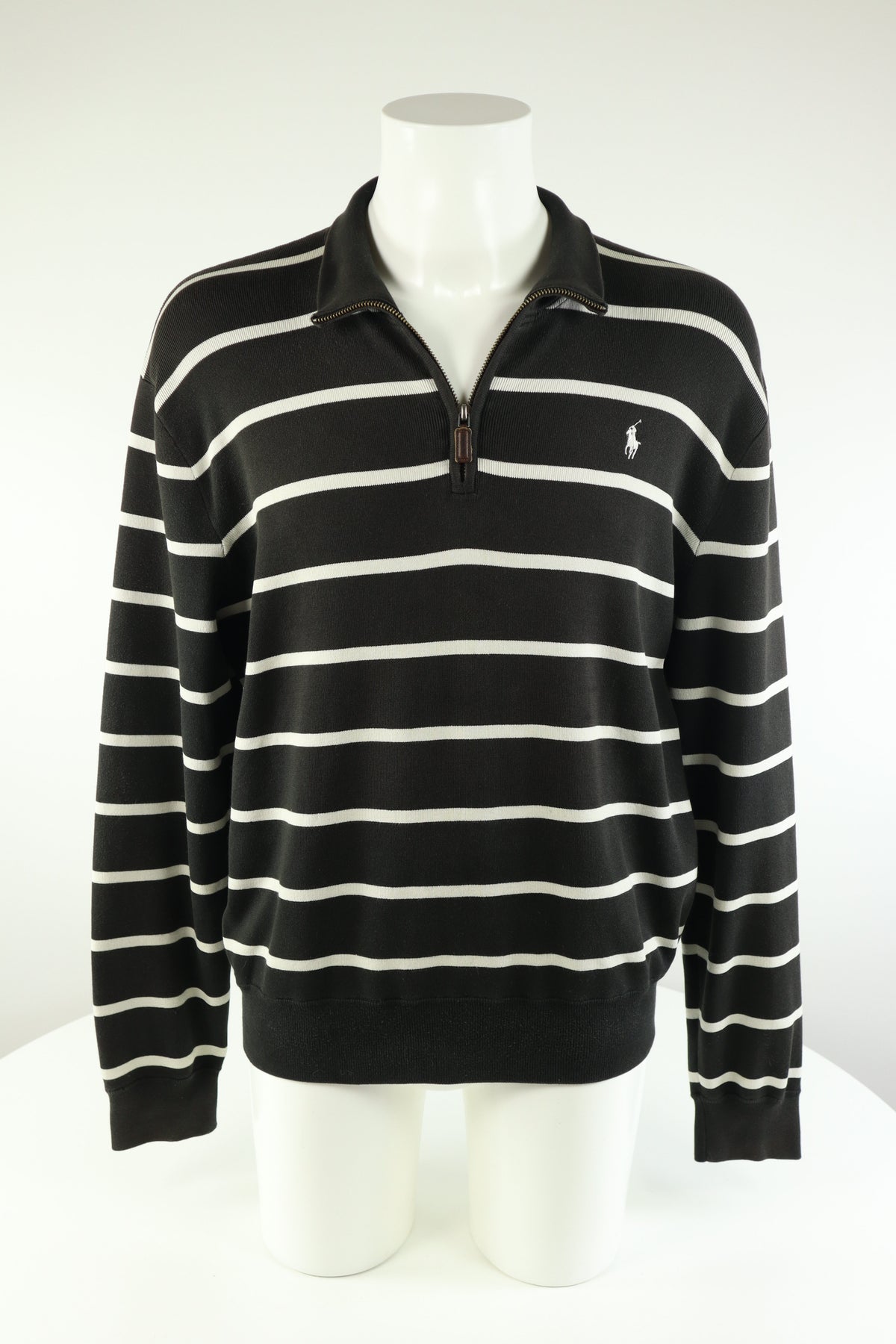 Ralph Lauren trui met kwart rits - L