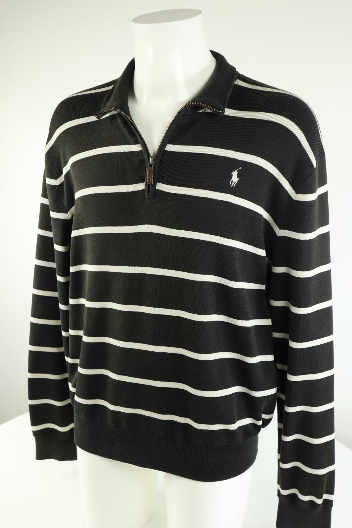 Ralph Lauren trui met kwart rits - L