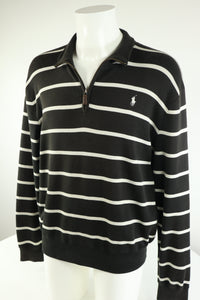 Ralph Lauren trui met kwart rits - L