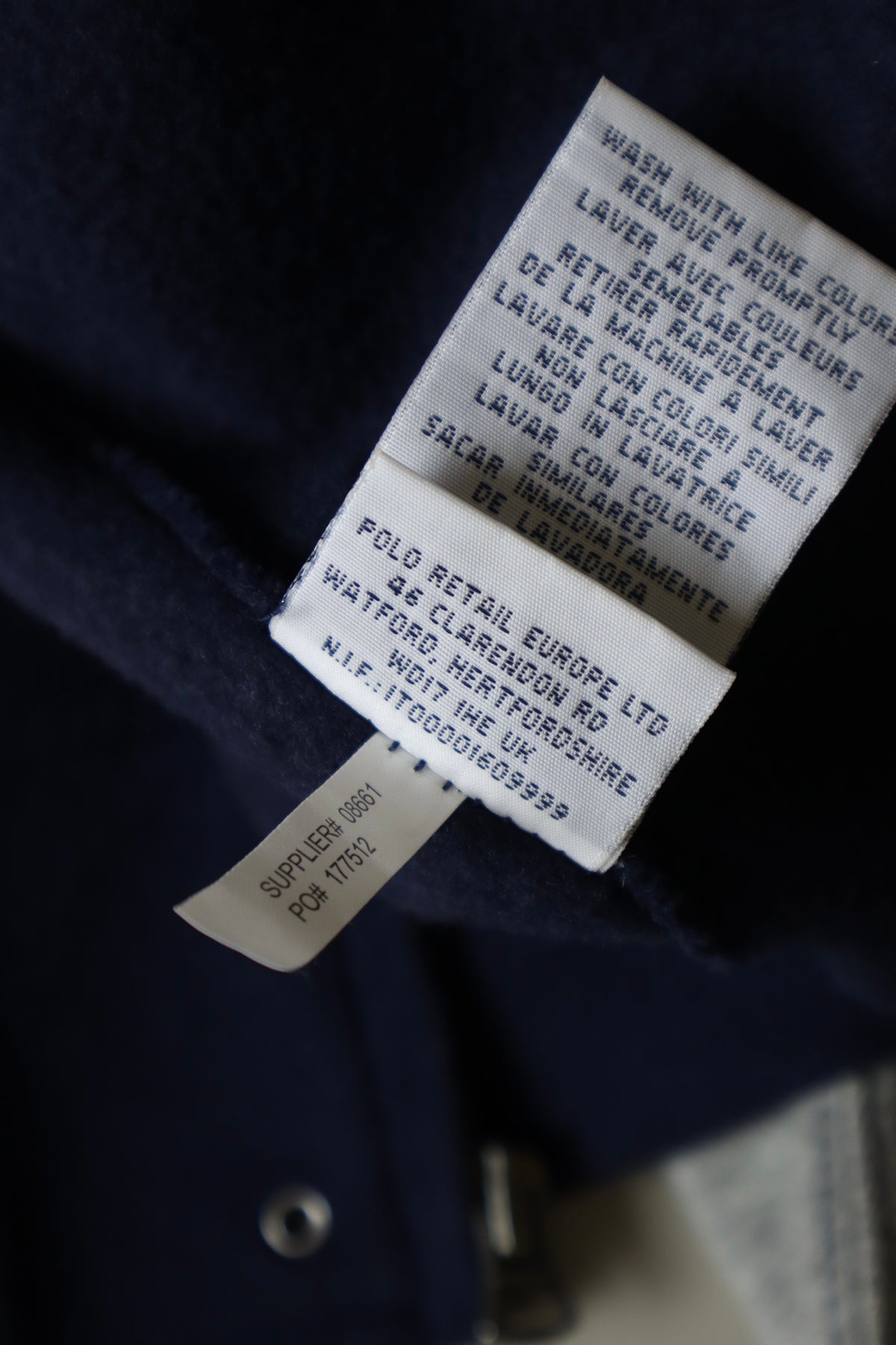 Ralph Lauren baseball vest jack jas - XXL