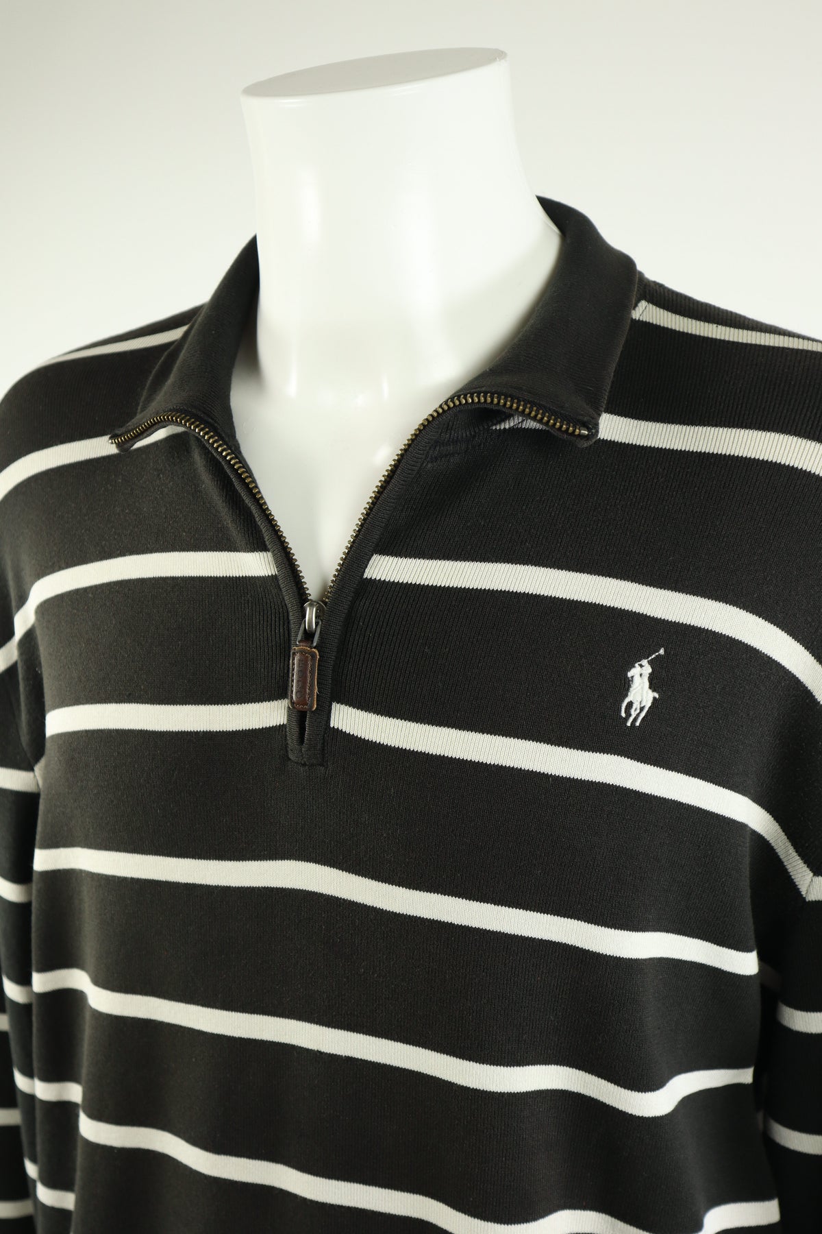 Ralph Lauren trui met kwart rits - L