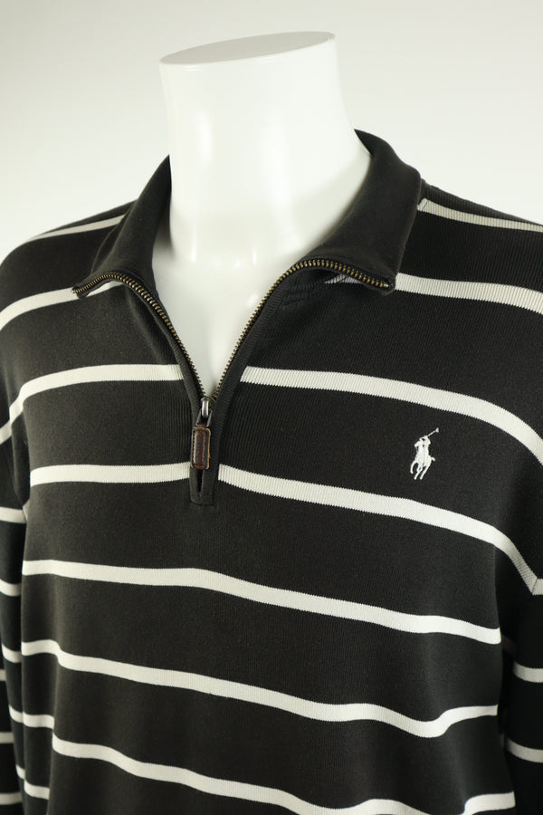 Ralph Lauren trui met kwart rits - L