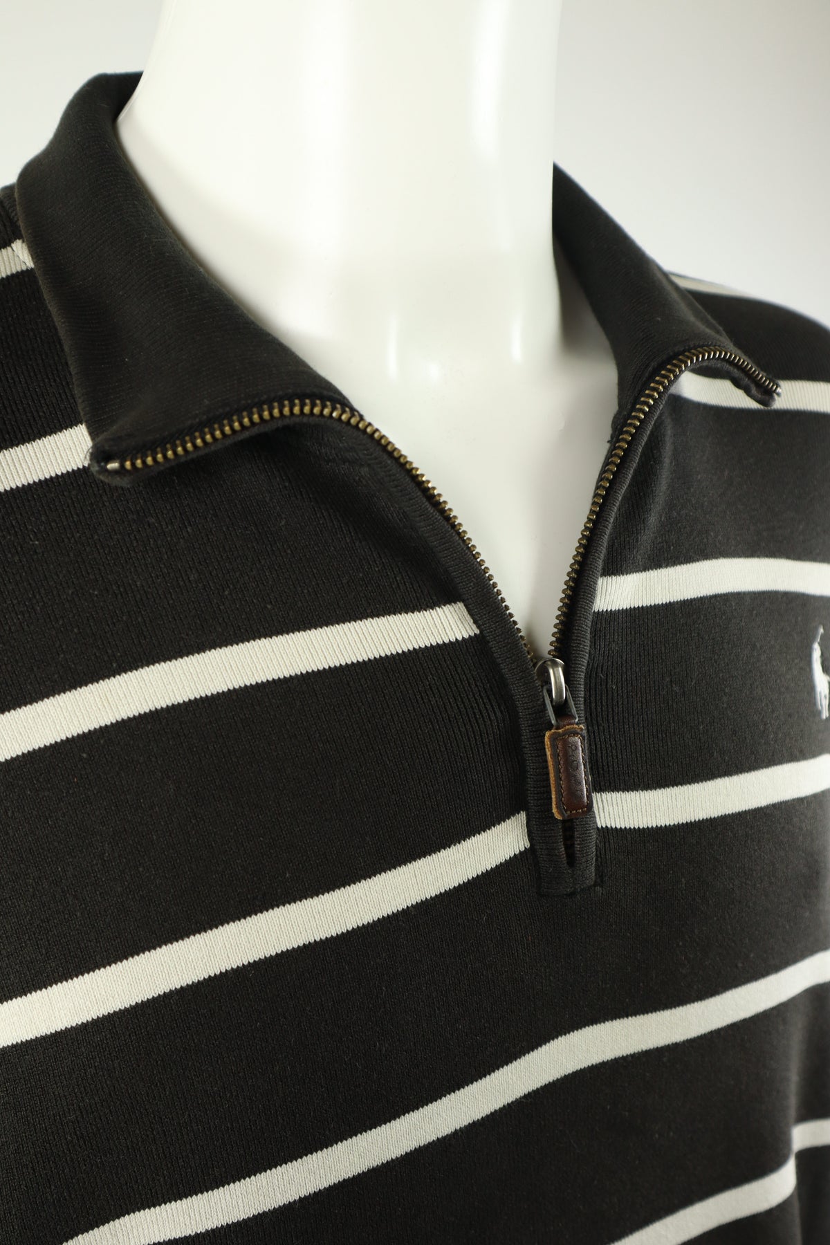 Ralph Lauren trui met kwart rits - L