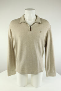 Ralph Lauren trui met kwart rits - M