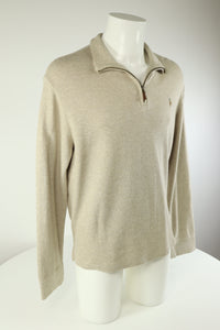 Ralph Lauren trui met kwart rits - M