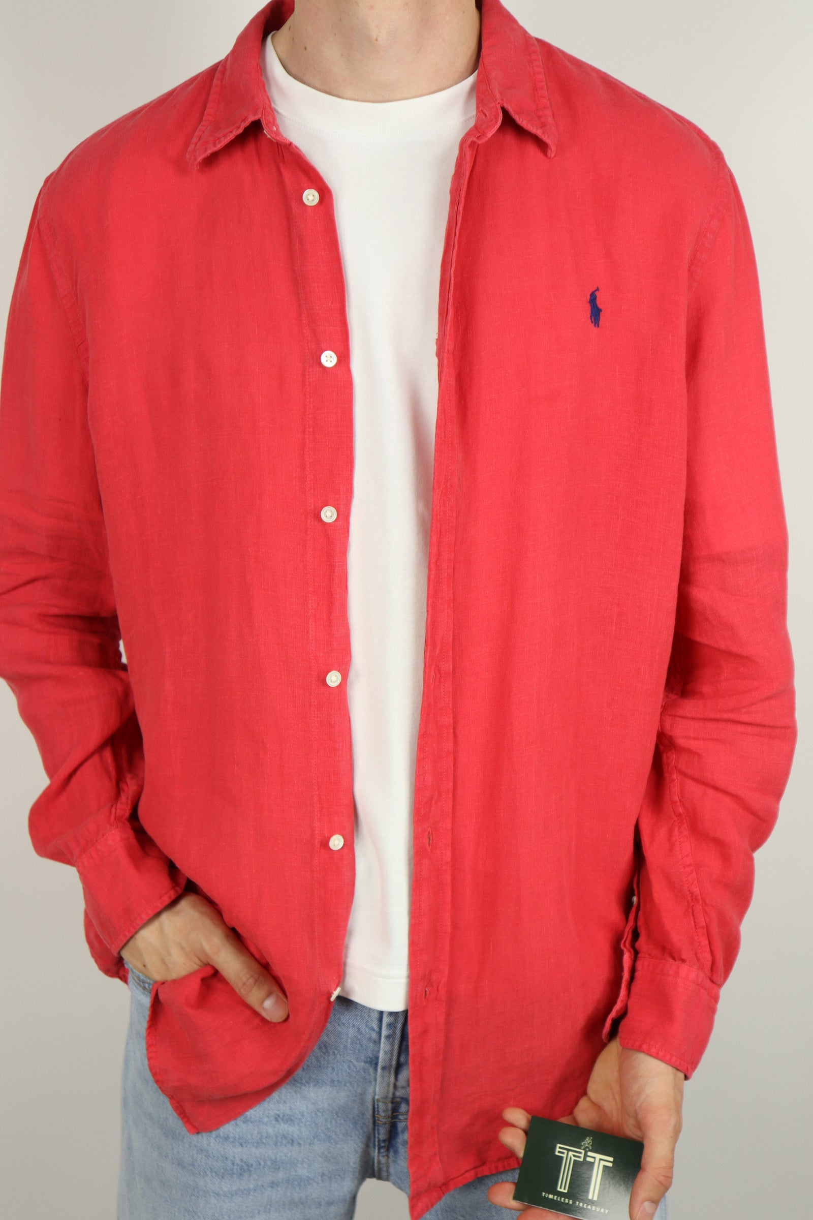Ralph Lauren linnen overhemd - XL
