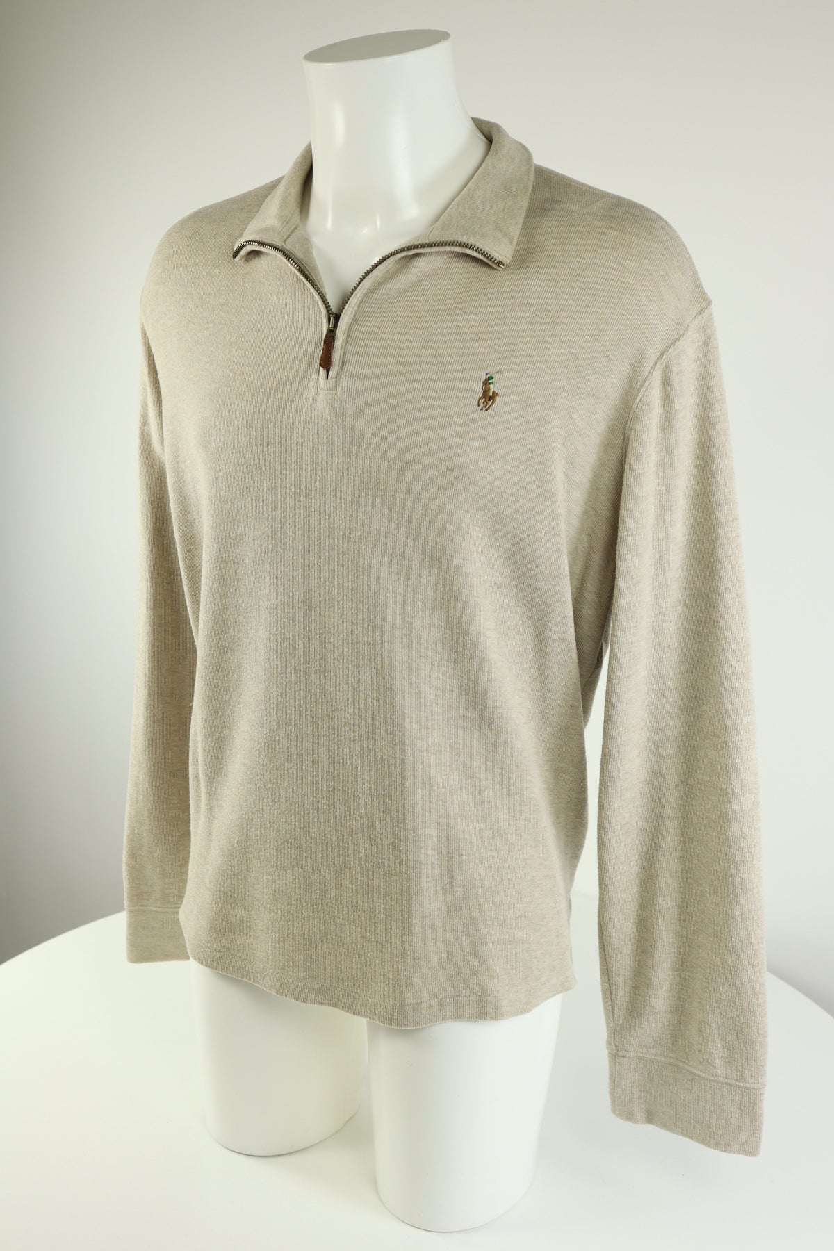 Ralph Lauren trui met kwart rits - M