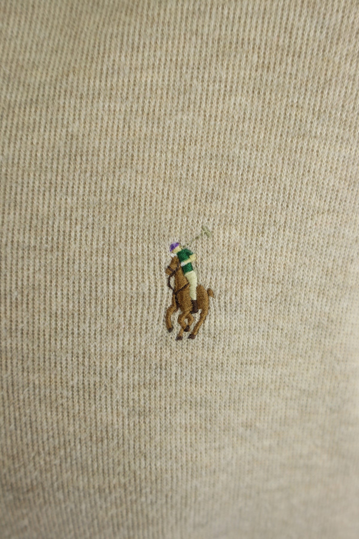 Ralph Lauren trui met kwart rits - M