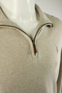 Ralph Lauren trui met kwart rits - M