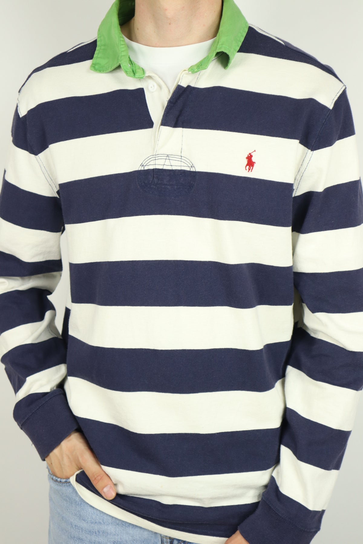 Ralph Lauren (rugby) polo shirt met lange mouw - L