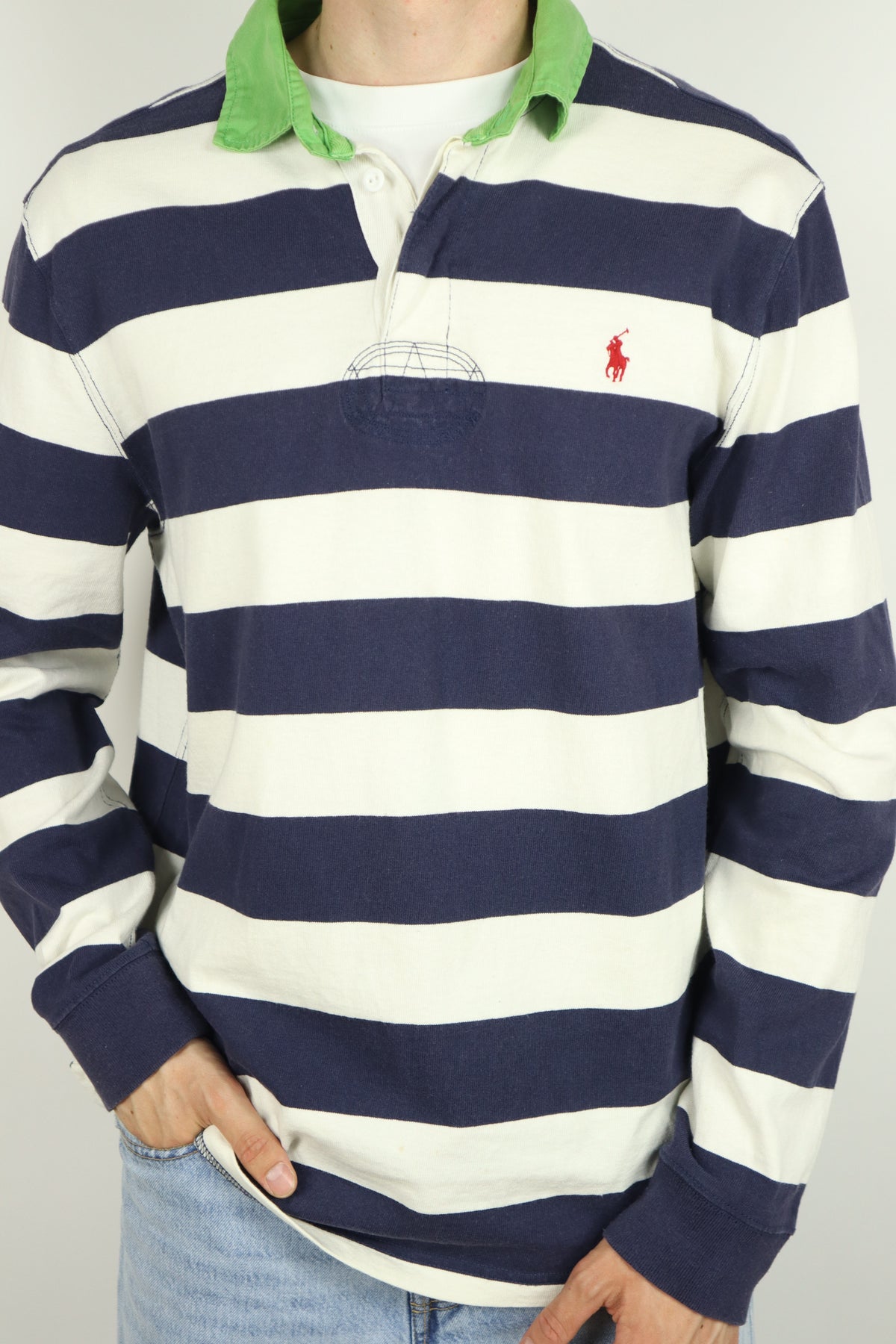 Ralph Lauren (rugby) polo shirt met lange mouw - L