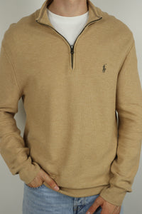 Ralph Lauren trui met kwart rits - L