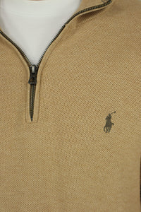 Ralph Lauren trui met kwart rits - L