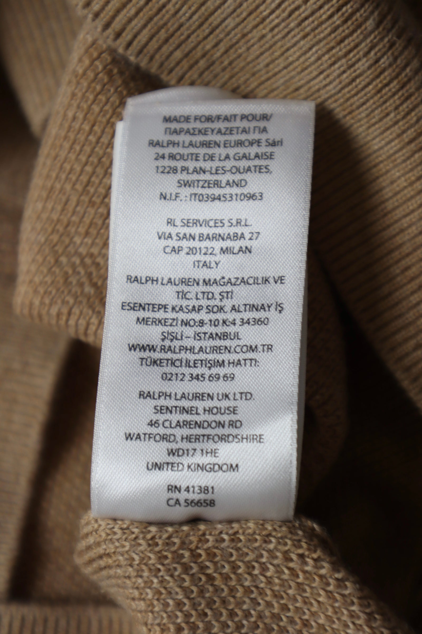 Ralph Lauren quarter zip - L