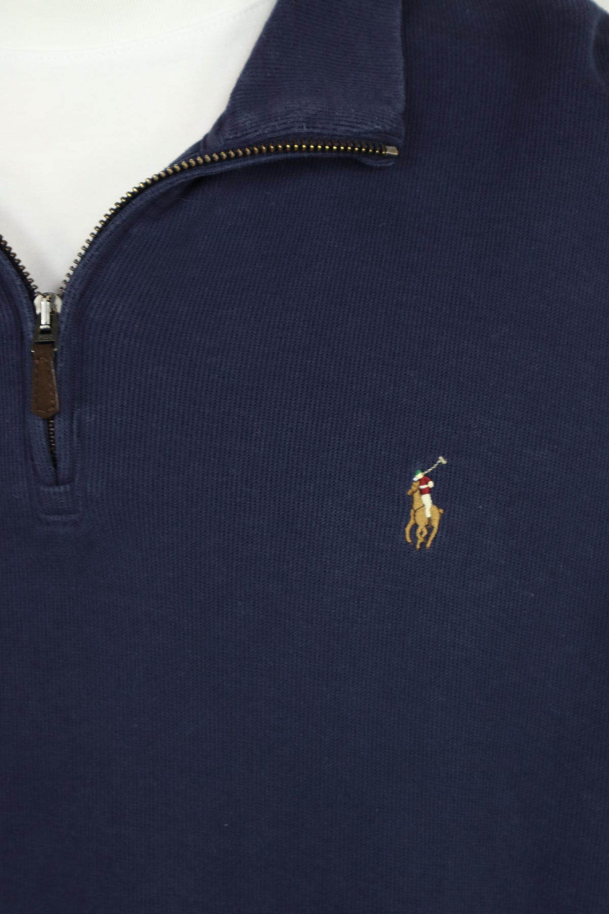 Ralph Lauren trui met kwart rits - L