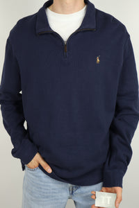 Ralph Lauren trui met kwart rits - L