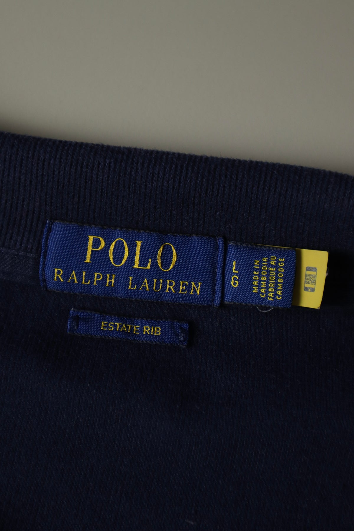 Ralph Lauren trui met kwart rits - L