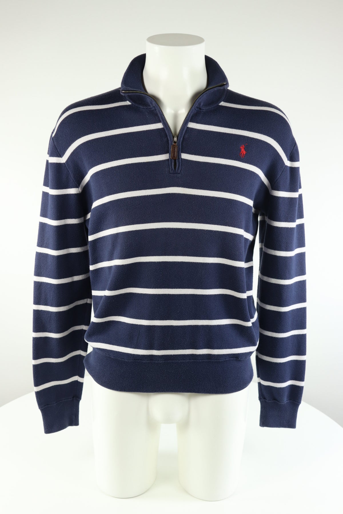 Ralph Lauren trui met kwart rits - M