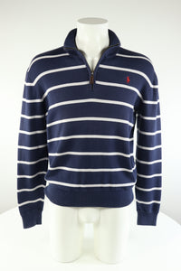 Ralph Lauren trui met kwart rits - M