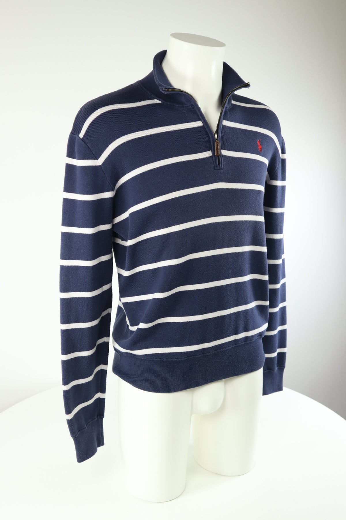 Ralph Lauren trui met kwart rits - M