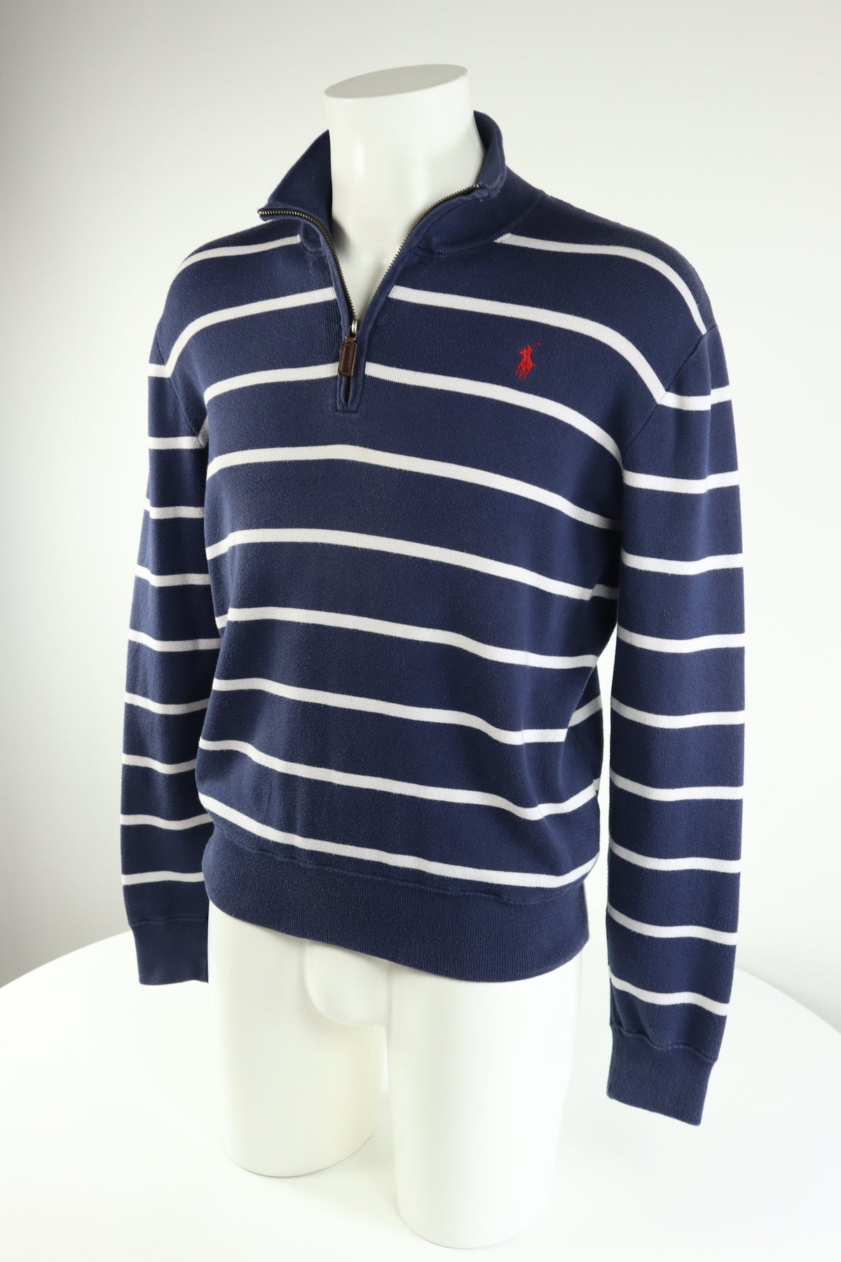 Ralph Lauren trui met kwart rits - M