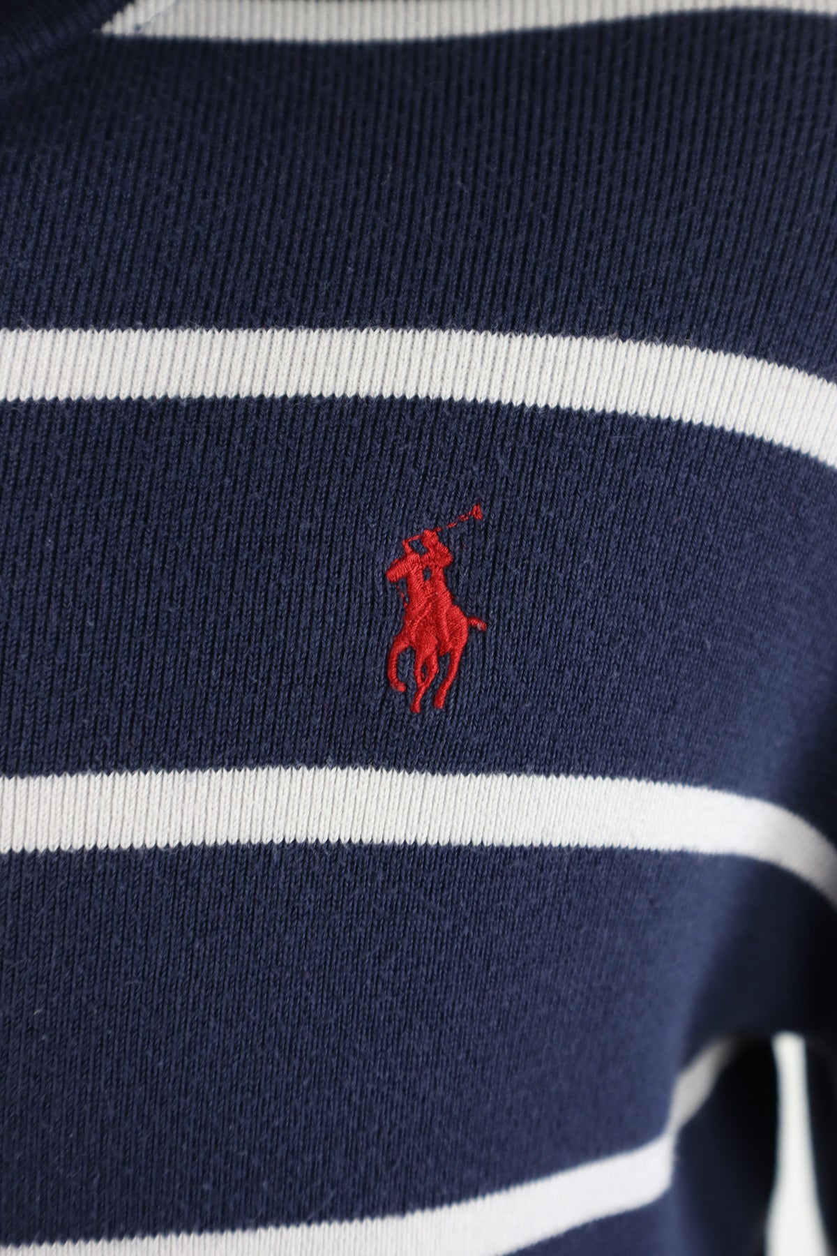 Ralph Lauren trui met kwart rits - M