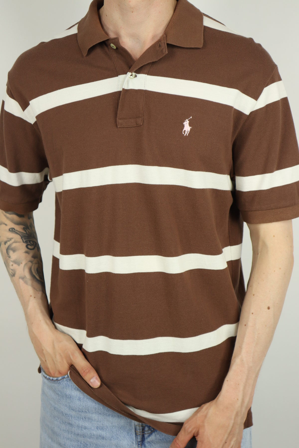 Ralph Lauren (rugby) polo shirt met lange mouw - L
