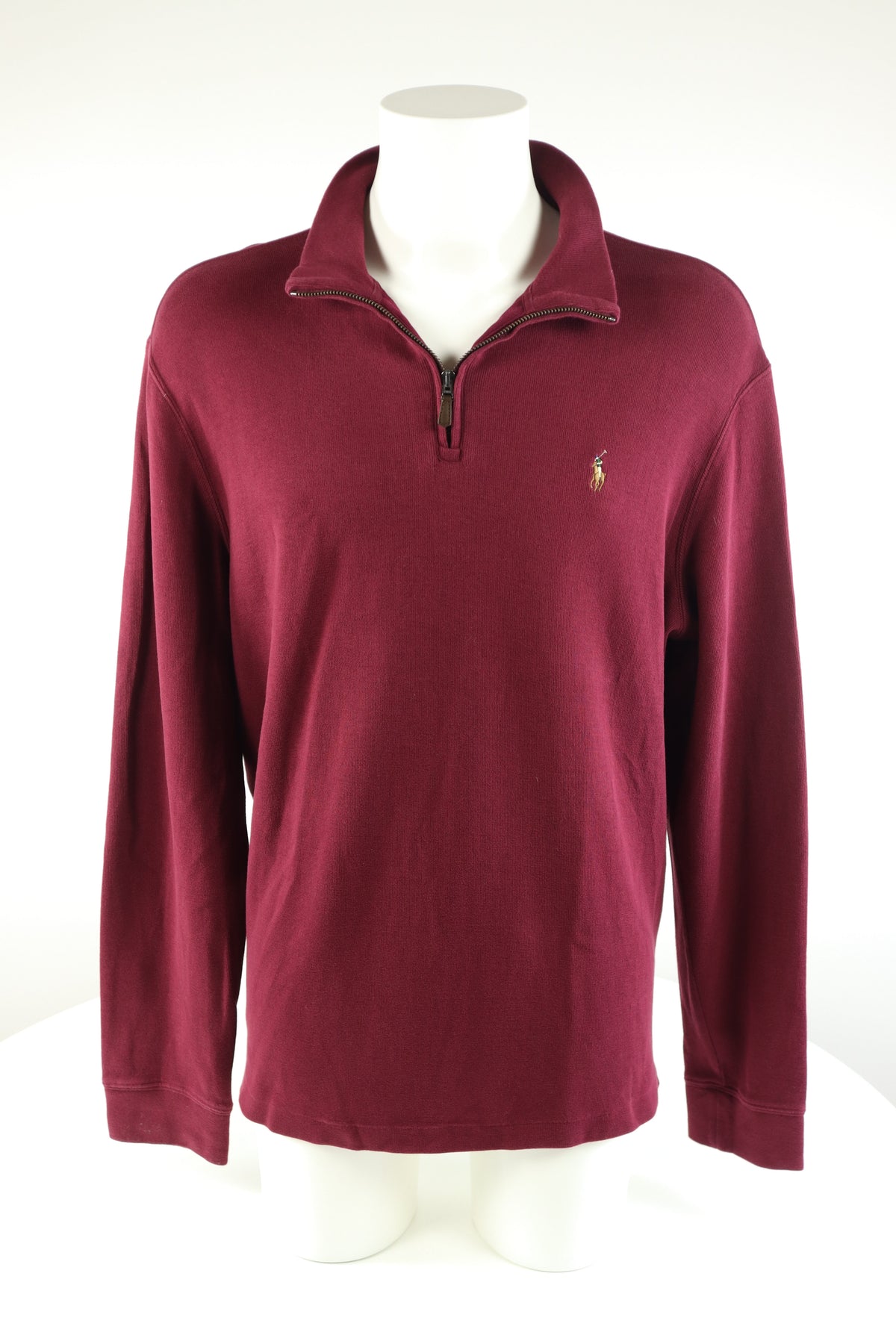 Ralph Lauren trui met kwart rits - L