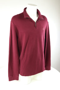 Ralph Lauren trui met kwart rits - L