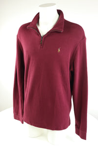 Ralph Lauren trui met kwart rits - L