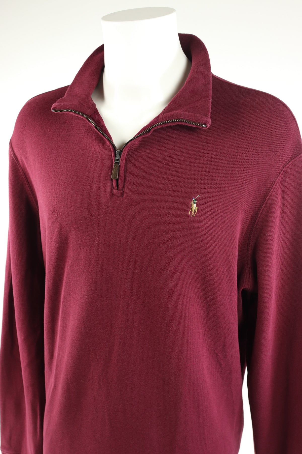 Ralph Lauren trui met kwart rits - L