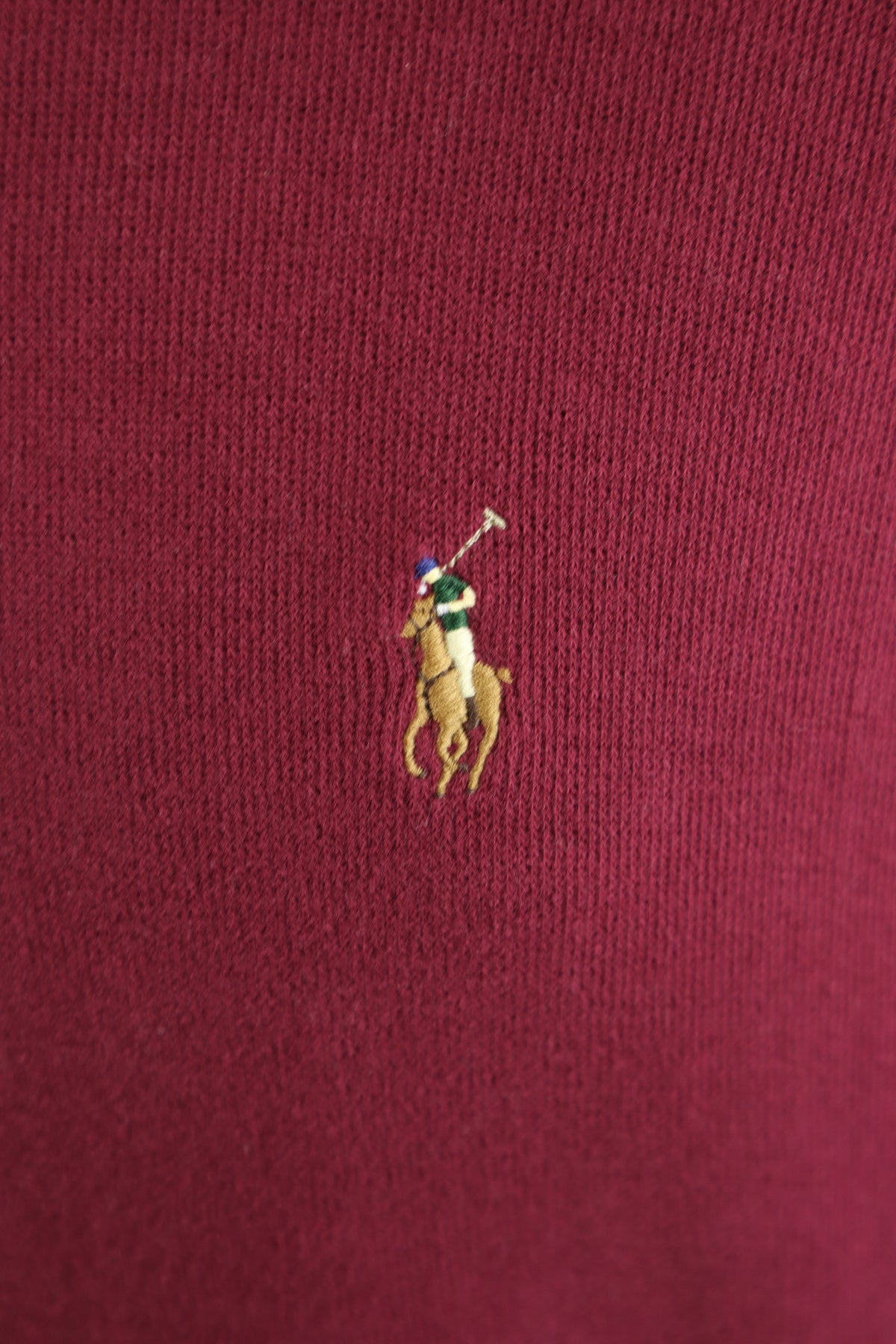 Ralph Lauren trui met kwart rits - L