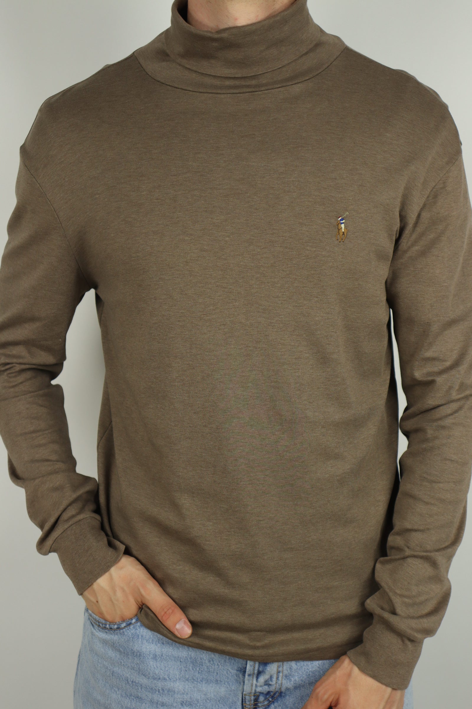 Ralph Lauren longsleeve met col - M