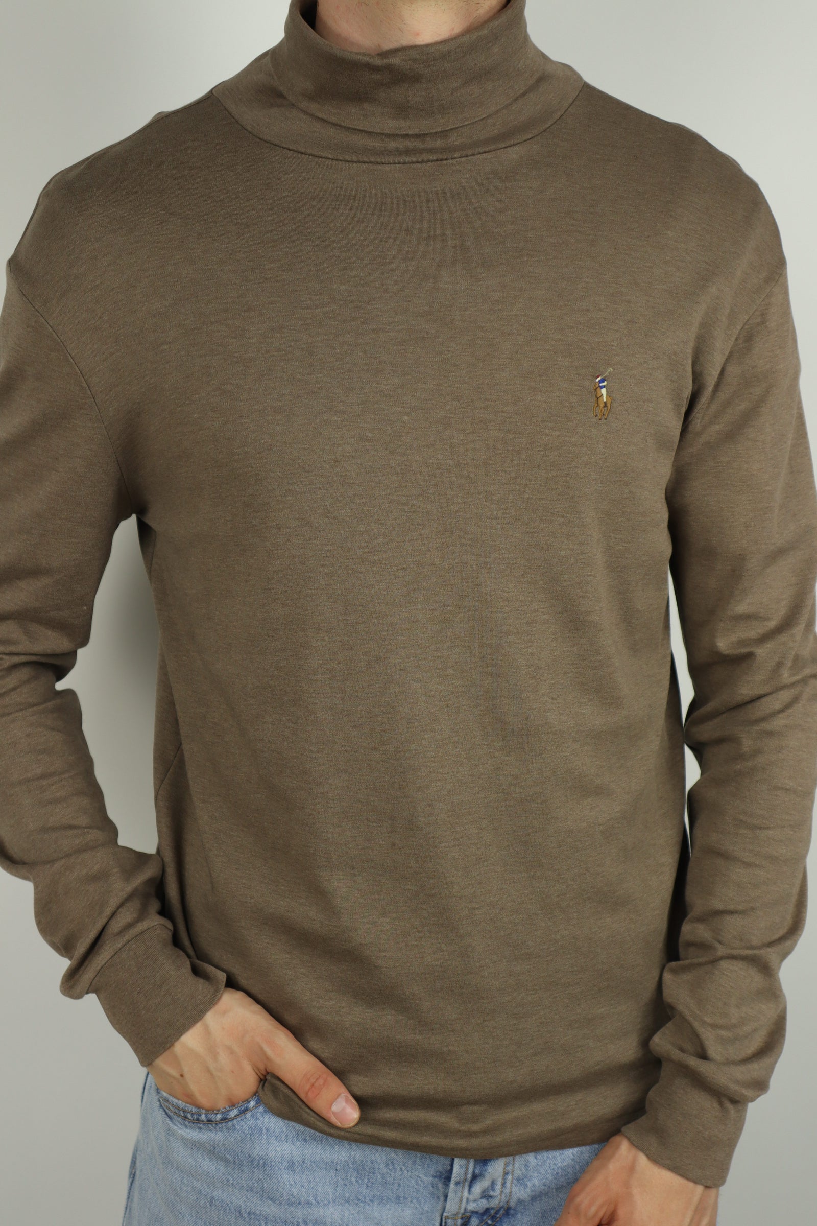 Ralph Lauren longsleeve met col - M