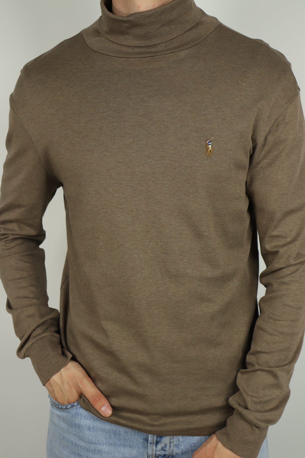 Ralph Lauren longsleeve met kol - M