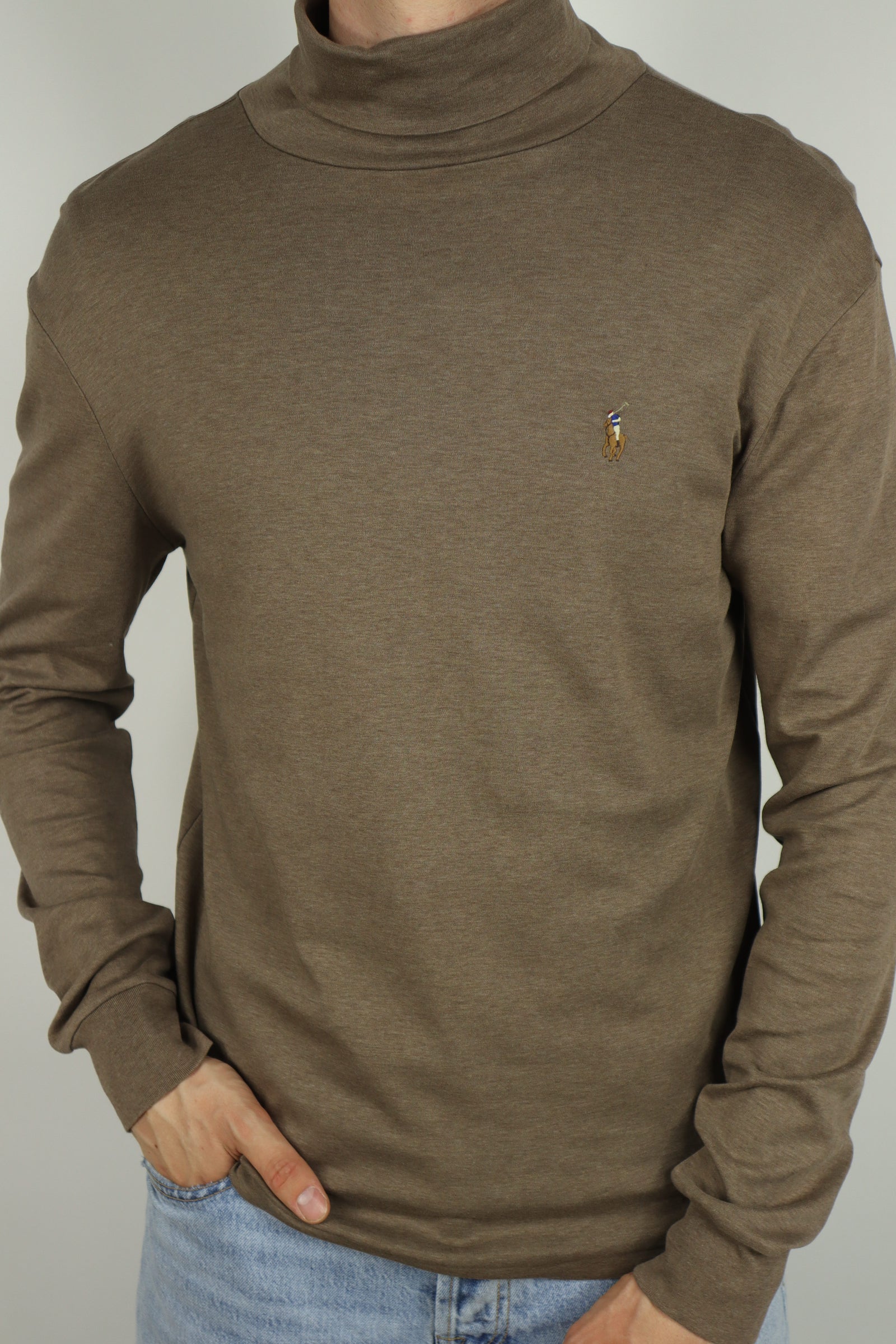 Ralph Lauren longsleeve met col - M