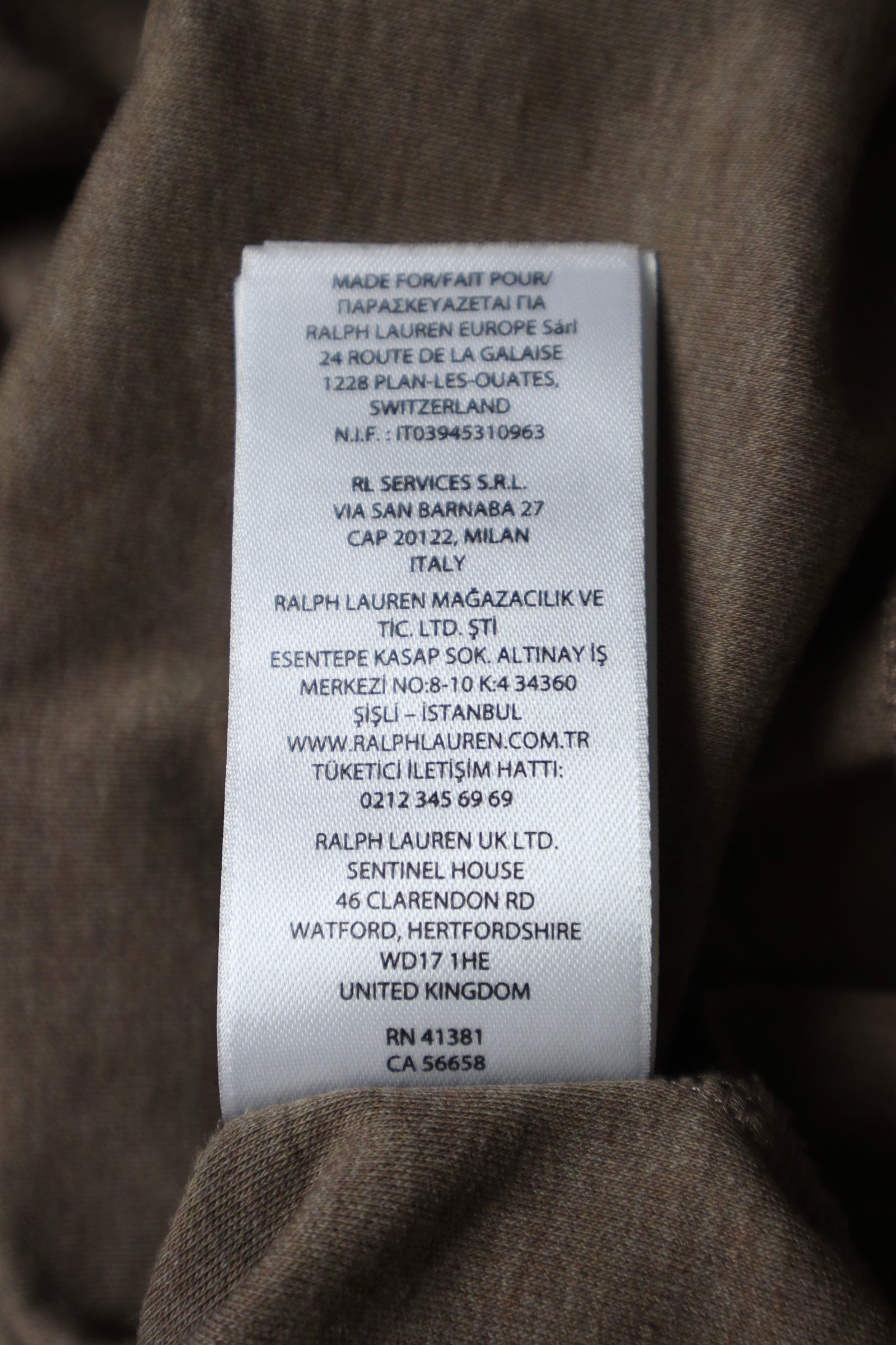 Ralph Lauren longsleeve met col - M
