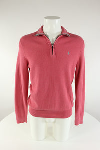 Ralph Lauren trui met kwart rits - M