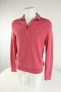 Ralph Lauren trui met kwart rits - M