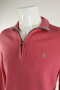 Ralph Lauren trui met kwart rits - M