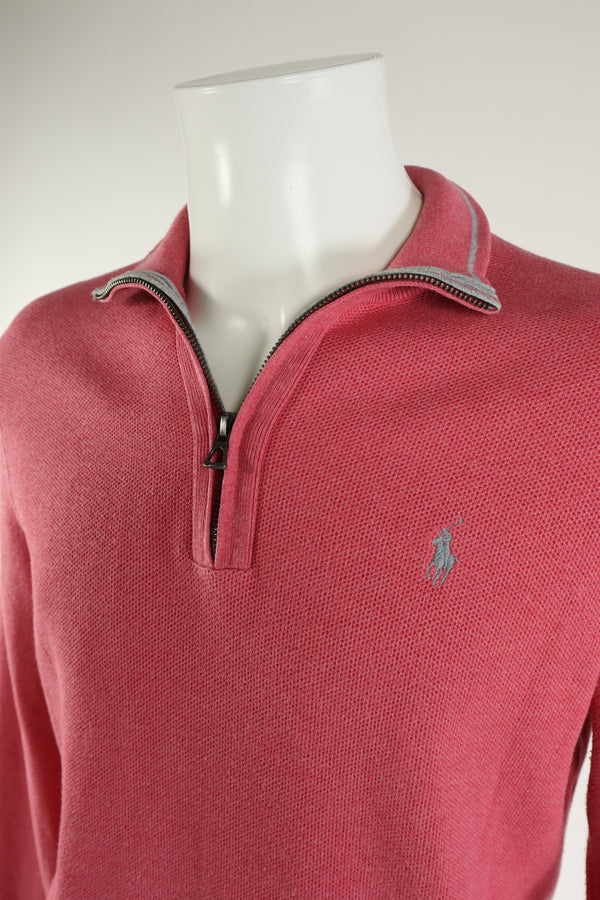 Ralph Lauren trui met kwart rits - M