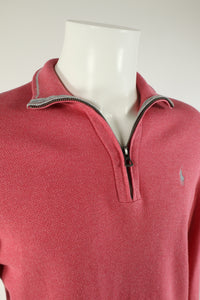 Ralph Lauren trui met kwart rits - M