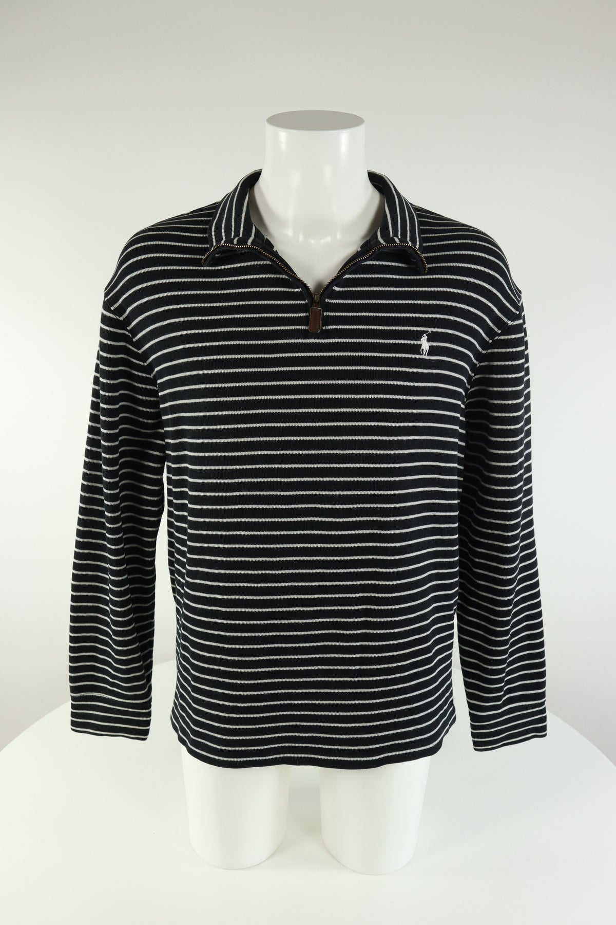 Ralph Lauren trui met kwart rits - L