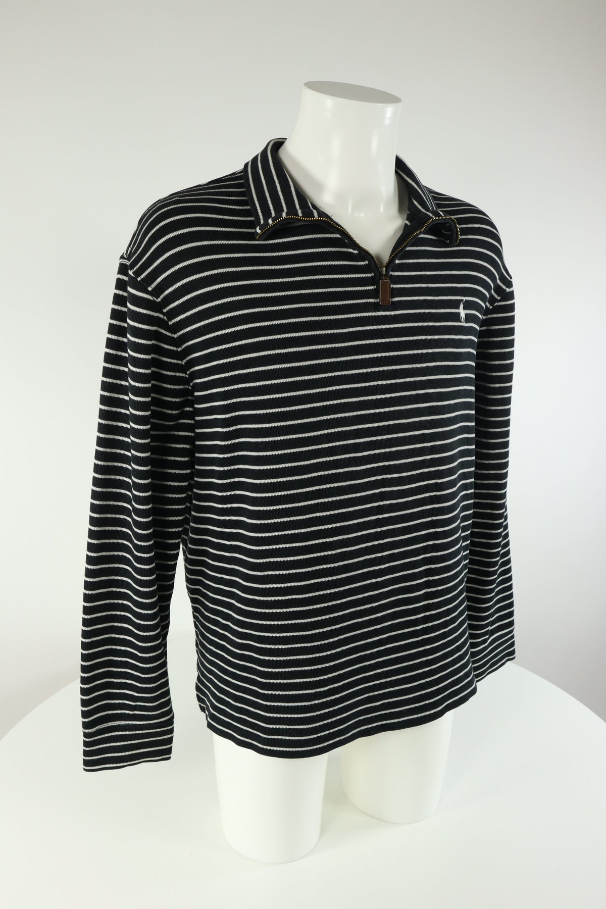 Ralph Lauren trui met kwart rits - L