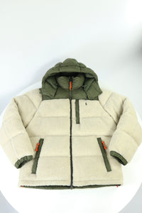 Ralph Lauren puffer/teddy winterjas - L