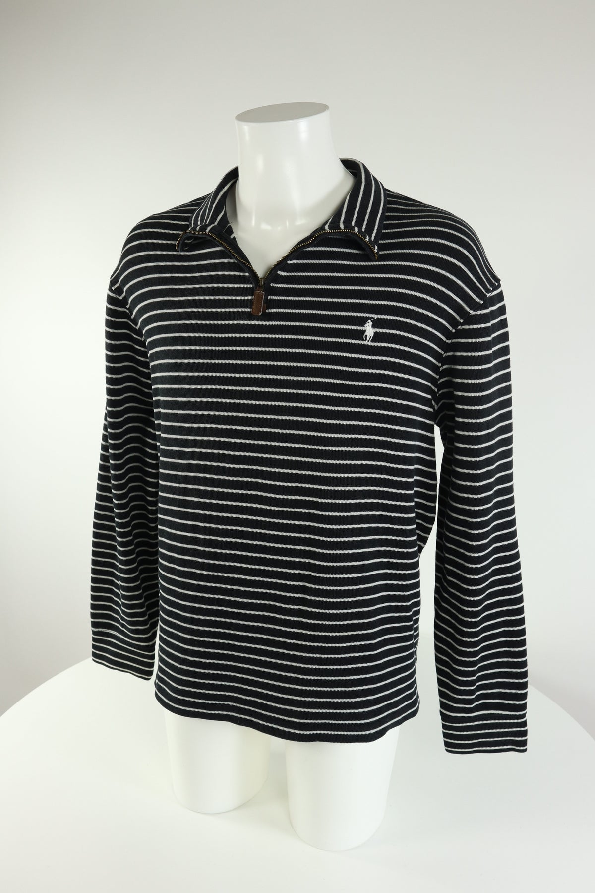 Ralph Lauren trui met kwart rits - L