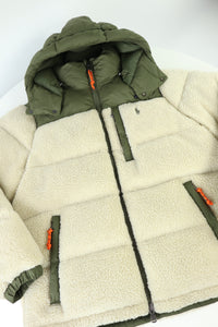 Ralph Lauren puffer/teddy winterjas - L